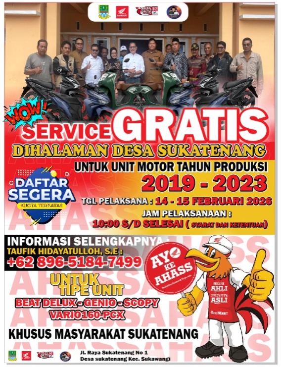 "AHASS Goes to Village" di Sukatenang