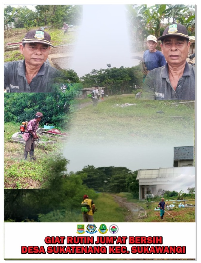 Tingkatkan Solidaritas dan Kebersihan, Warga Desa Sukatenang Gelar Aksi Jum’at Bersih Serentak
